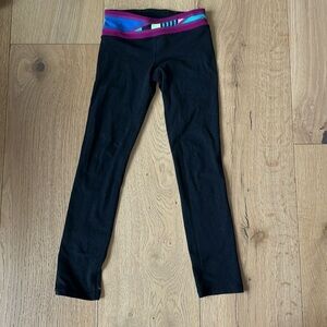 Ivivva leggings black girls 7